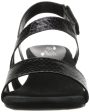 Aerosoles Yet Ahead Wedge Sandal,Black Snake  (Women) on Sale