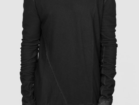 Cotton rib sweatshirt graphite For Discount