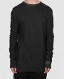 Cotton rib sweatshirt graphite For Discount