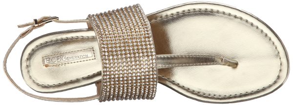 BCBGeneration BG-Wander Dress Sandal, Gold (Women) For Cheap