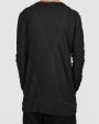 Cotton rib sweatshirt graphite For Discount