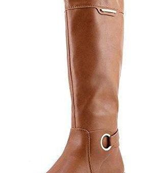 Alfani Jadah Knee High Riding Boot, Cognac  (Women) Supply