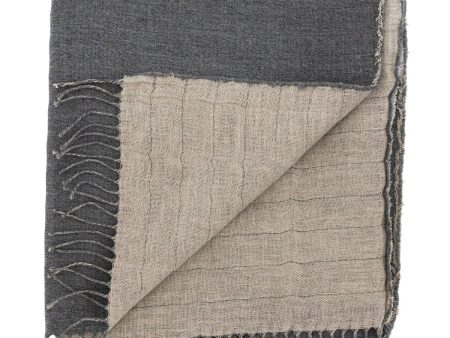 Linen & Wool Reversible Throw Discount