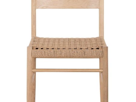 Eloise Woven Dining Chair Online now