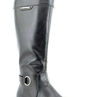 Alfani Jadah Knee High Wide Calf Riding Boot, Black (Women) Online